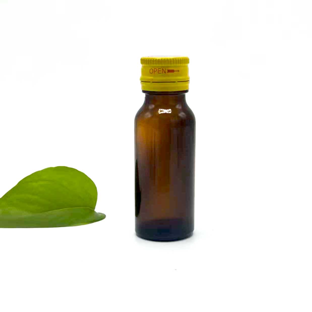 20 ml rudas geriamojo skysčio buteliukas 20 ml rudas geriamojo skysčio buteliukas